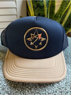 NWT Official Marvel Disney Trucker Hat w/ Metallica Insignia